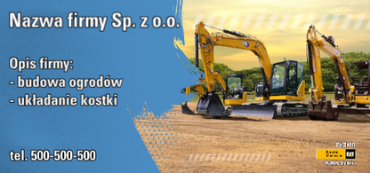 Baner bez logo wzór 4 minikoparki