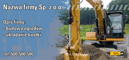 Baner bez logo wzór 2 minikoparka